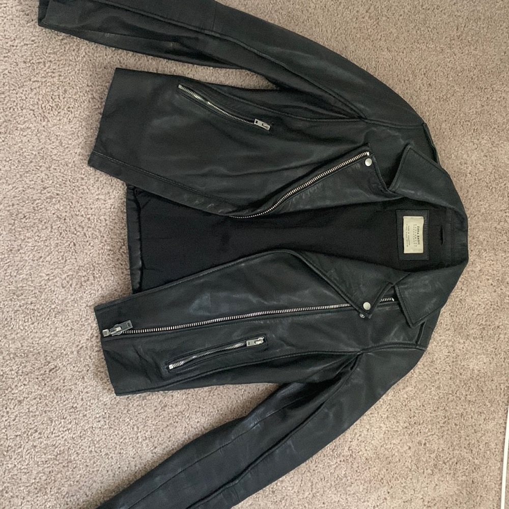 Leather jacket